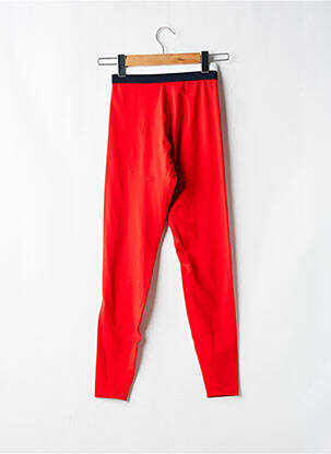 Legging taille élastique rouge TOMMY HILFIGER femme