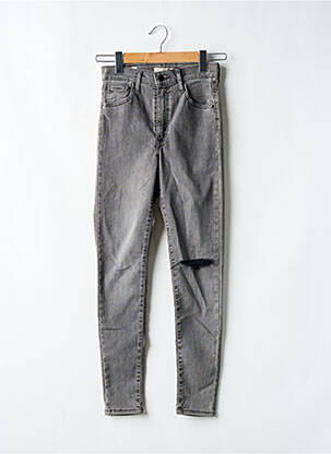 Jeans coupe slim poches gris LEVI'S femme