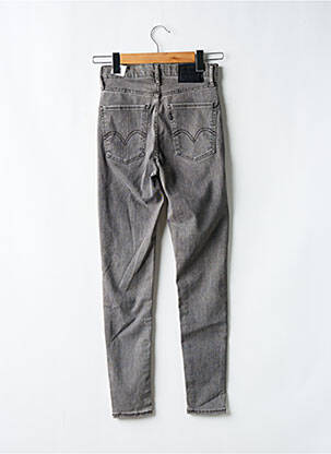 Jeans coupe slim poches gris LEVI'S femme