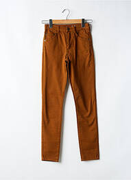 Pantalon slim poches marron COMPTOIR DES COTONNIERS femme