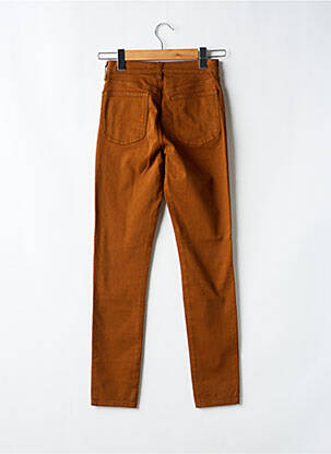 Pantalon slim poches marron COMPTOIR DES COTONNIERS femme