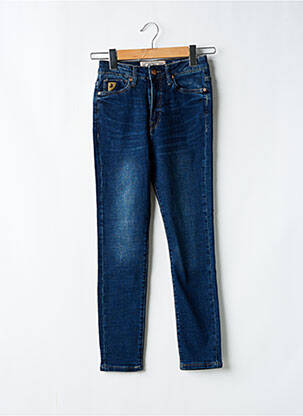 Jeans coupe slim poches bleu LOIS femme