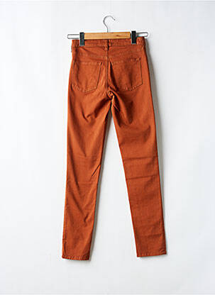 Pantalon slim poches marron COMPTOIR DES COTONNIERS femme