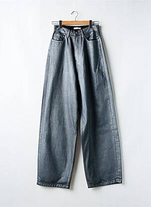 Jeans coupe droite argent TOMMY HILFIGER pour femme