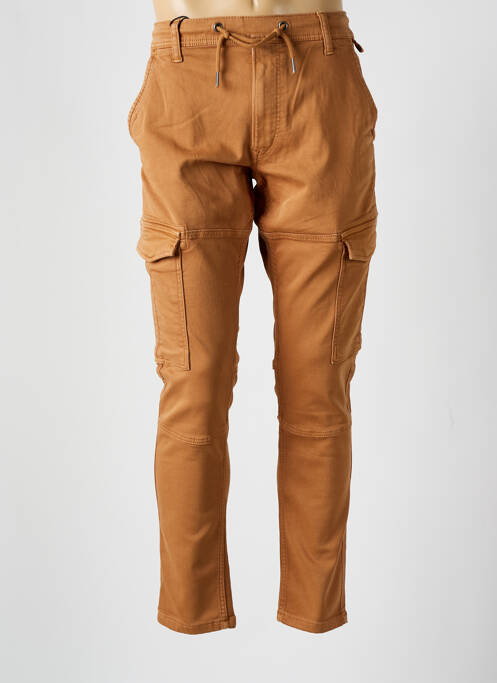 Pantalon cargo marron PEPE JEANS pour homme
