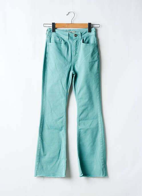 Pantalon droit bleu LA FEE MARABOUTEE pour femme