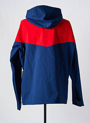 Parka finition intérieure doublure satiné a capuche bleu FILA homme