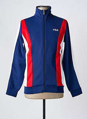 Veste casual coupe droite bleu FILA homme
