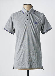 Polo stretch manches courtes gris CERRUTI 1881 homme