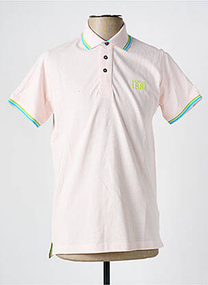 Polo stretch manches courtes rose CERRUTI 1881 homme