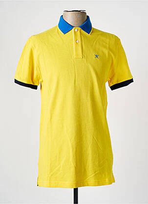 Polo coupe cintrée manches courtes jaune HACKETT homme