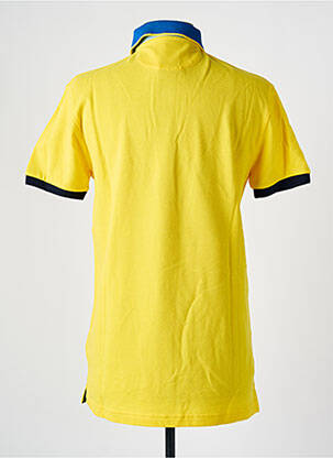 Polo coupe cintrée manches courtes jaune HACKETT homme