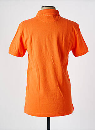 Polo coupe cintrée manches courtes orange HACKETT homme