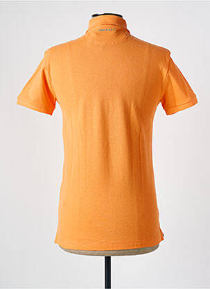 Polo coupe cintrée manches courtes orange HACKETT homme