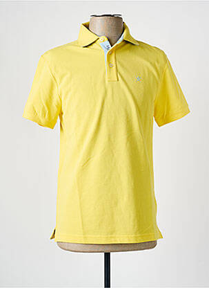 Polo coupe cintrée manches courtes jaune HACKETT homme