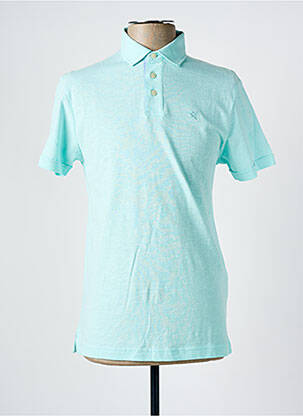 Polo coupe cintrée manches courtes bleu HACKETT homme