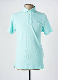 Polo coupe cintrée manches courtes bleu HACKETT homme