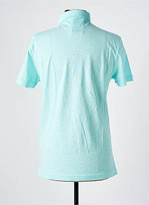 Polo coupe cintrée manches courtes bleu HACKETT homme