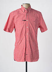 Chemise manches courtes rouge TOMMY HILFIGER pour homme seconde vue