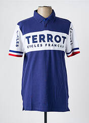 Polo bleu TERROT pour homme seconde vue