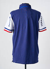 Polo bleu TERROT pour homme seconde vue