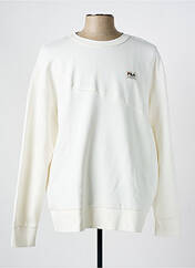 Sweat-shirt blanc FILA pour homme seconde vue