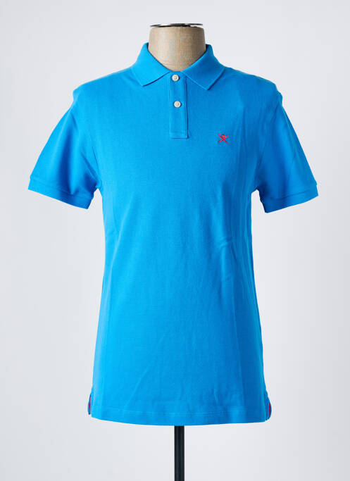 Polo bleu HACKETT pour homme