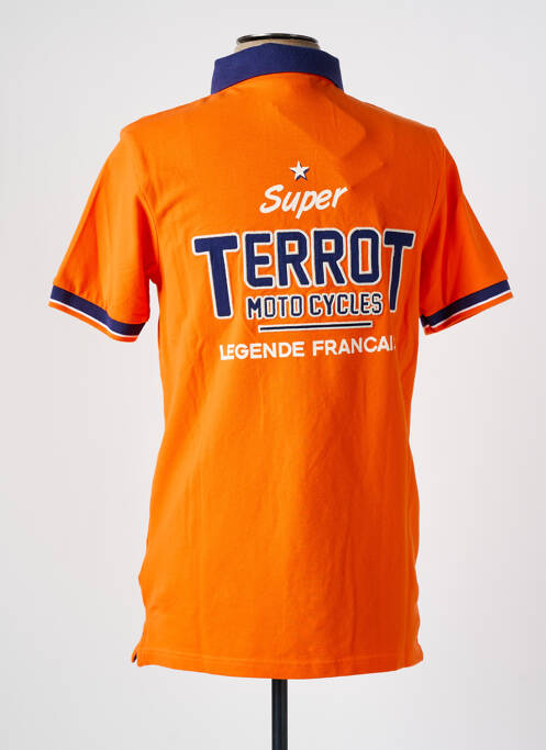 Polo orange TERROT pour homme