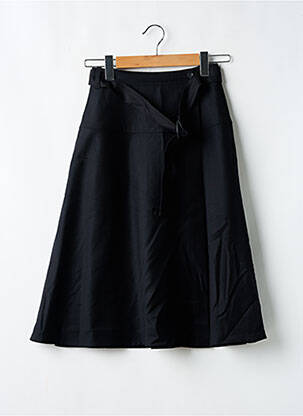 Jupe mi-longue coupe évasée noir COMPTOIR DES COTONNIERS femme
