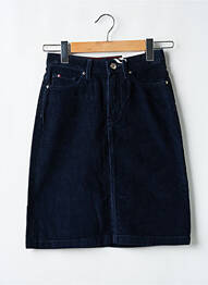 Jupe mi-longue coupe droite bleu TOMMY HILFIGER femme