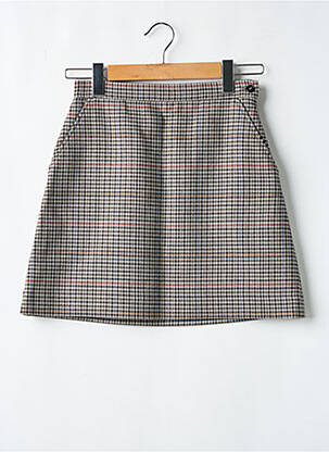 Jupe courte poches gris COMPTOIR DES COTONNIERS femme