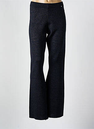 Pantalon flare taille élastique noir TOMMY HILFIGER femme