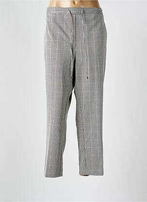 Pantalon droit taille élastique beige DAMART femme