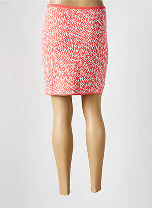 Jupe courte coupe droite rose TOMMY HILFIGER femme
