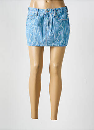Jupe courte poches bleu TOMMY HILFIGER femme