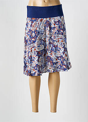 Jupe mi-longue bleu DAMART pour femme