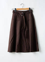Jupe mi-longue marron COMPTOIR DES COTONNIERS pour femme seconde vue