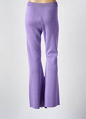 Pantalon flare violet TOMMY HILFIGER pour femme seconde vue