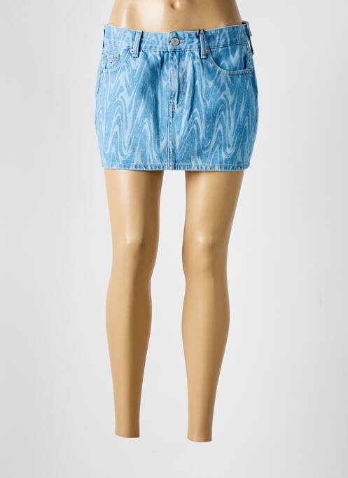 Jupe courte bleu TOMMY HILFIGER pour femme