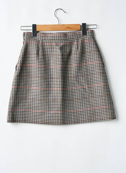 Jupe courte gris COMPTOIR DES COTONNIERS pour femme