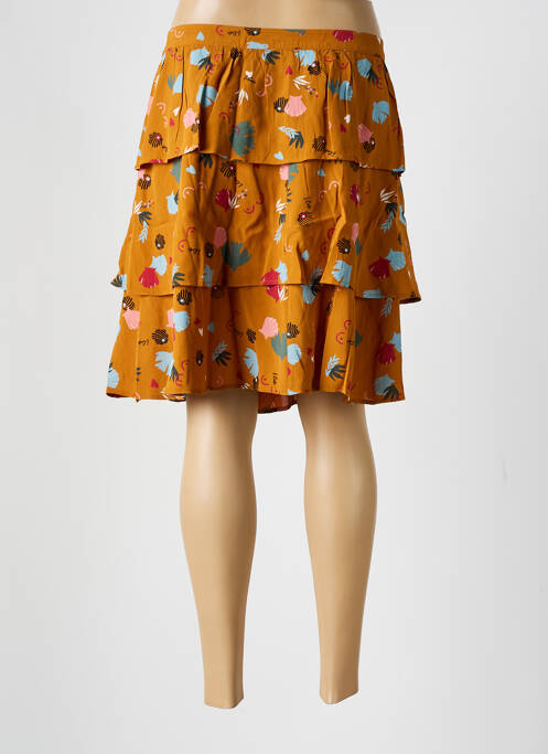 Jupe courte orange I.CODE (By IKKS) pour femme