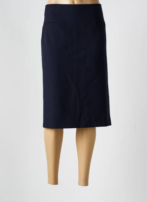 Jupe mi-longue bleu DEVERNOIS pour femme
