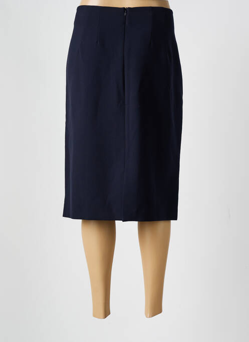 Jupe mi-longue bleu DEVERNOIS pour femme