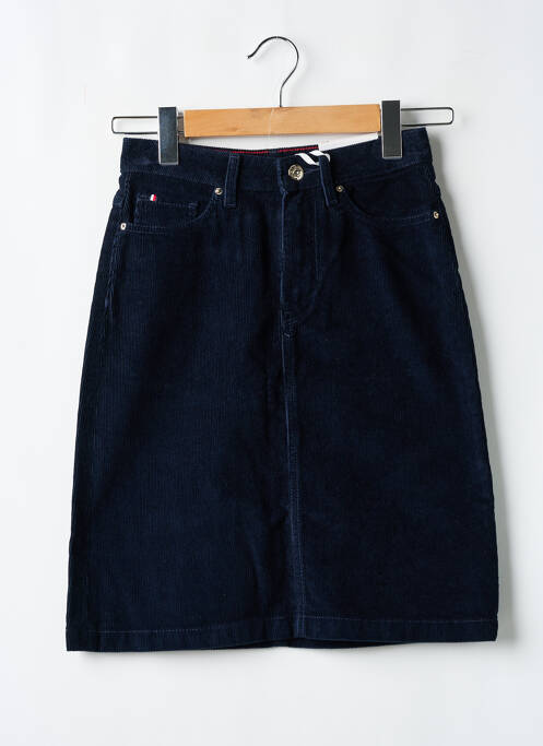 Jupe mi-longue bleu TOMMY HILFIGER pour femme