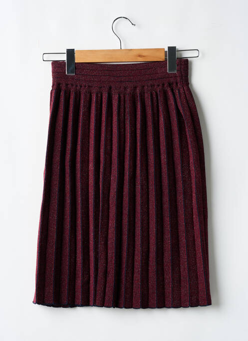 Jupe mi-longue rouge CLAUDIUS pour femme