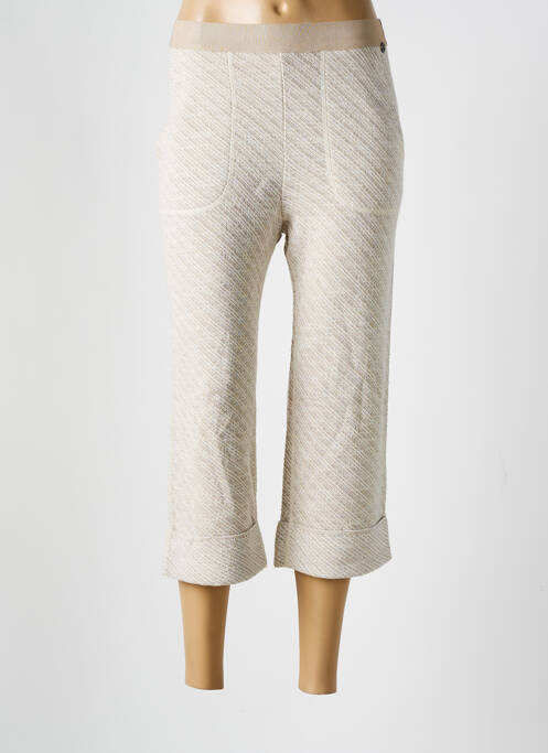 Pantacourt beige DEVERNOIS pour femme