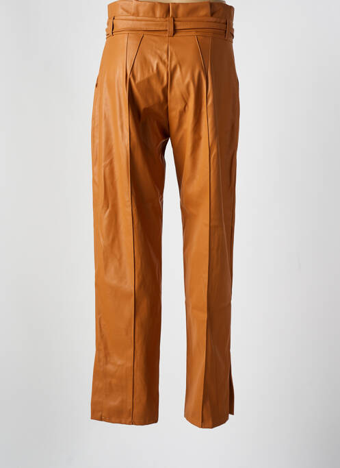 Pantalon droit marron LES ACOLYTES pour femme