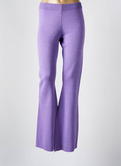 Pantalon flare violet TOMMY HILFIGER pour femme