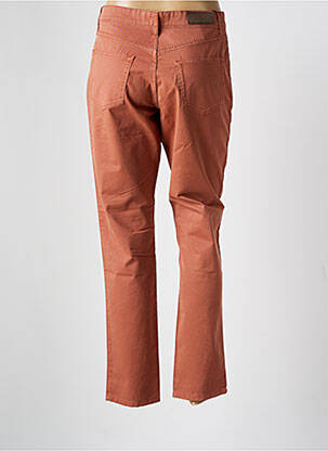 Pantalon slim tissage popeline taille normale orange HACKETT femme