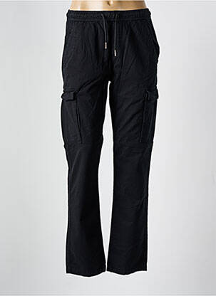 Pantalon cargo taille élastique taille normale noir SCHOTT femme
